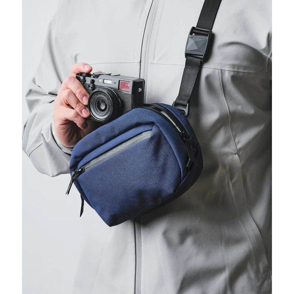 NWT Alpaka Go Sling Nano Crossbody Bag Blue | Axoflux 600D - Picture 2 of 8